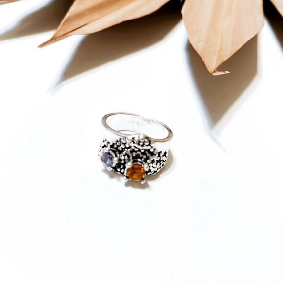 Boho diamond ring A183 - Picture 4 of 4